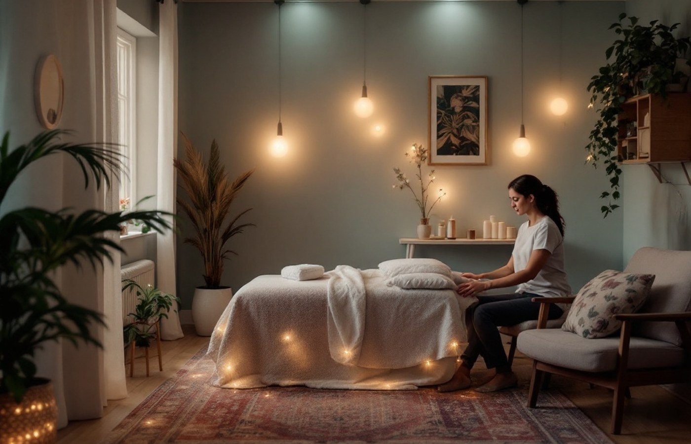 A multi-sensory room used in the studies