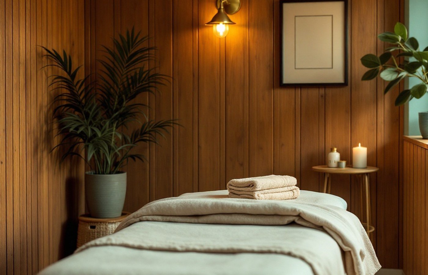 A private treatment suite at Thrive Healing Massage
