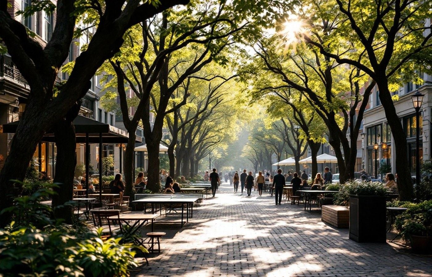 Occidental Park in Pioneer Square